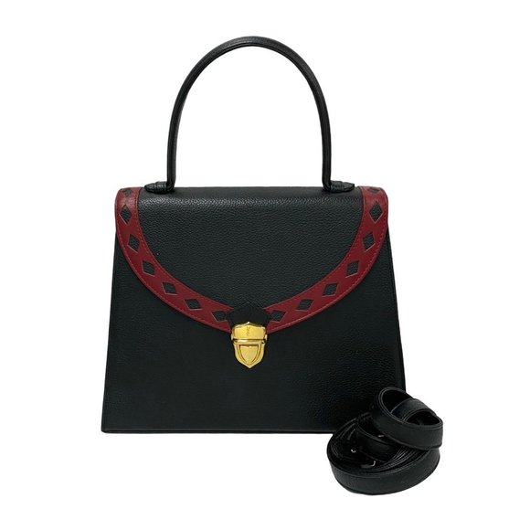 YVES SAINT LAURENT Black Leather Shoulder Bag - Picture 1 of 9